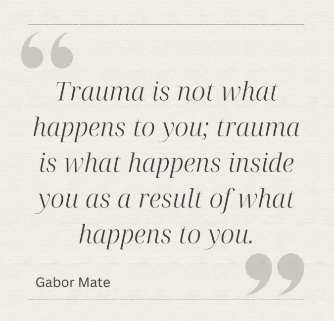trauma quote